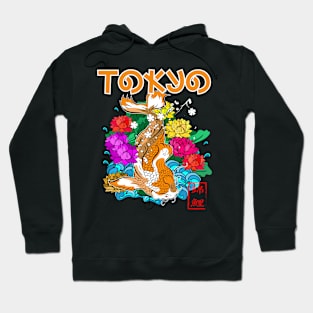 Koi Fish Japan Style.Japan traditional and couture. Hoodie